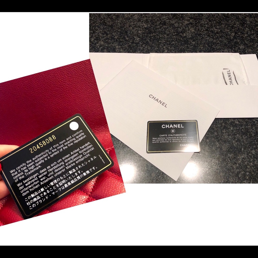 🚫 SOLD - NIB Auth CHANEL Classic Flap Leather Bag - Picture 7 of 8